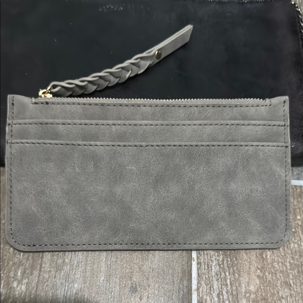 Gray Women's Clutch Wallet